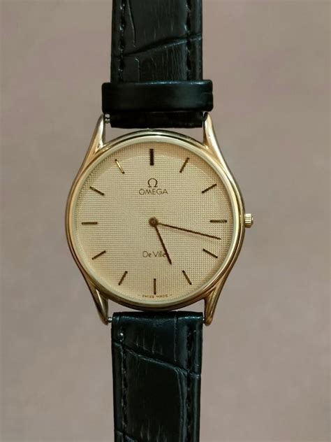 OMEGA DE VILLE 1377 Gold Quartz Unisex Watch Vintage 26mm.